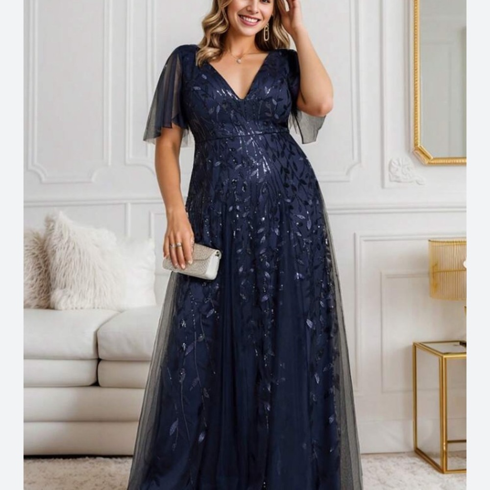 EverPretty Navy Wedding Mother of Bride